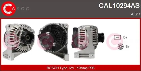 ALTERNATOR 12V 140A CASCO CAL10294AS Wyjątkowa oferta