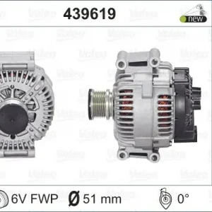 ALTERNATOR VALEO 439619 Oferta czasowa